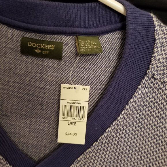 Dockers Gold V Neck Sweater Vest - Picture 2 of 3